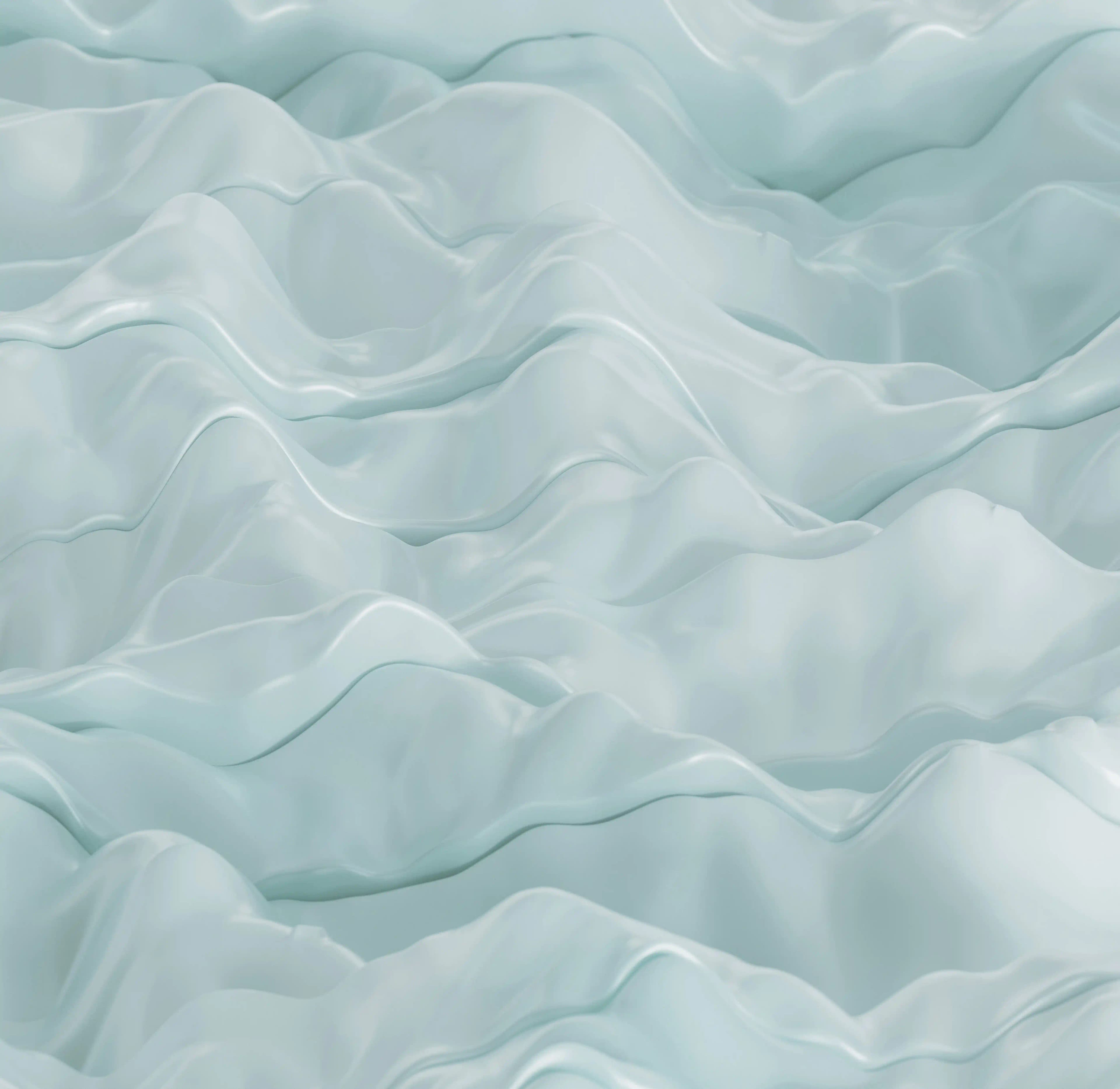 Abstract white pattern resembling waves.