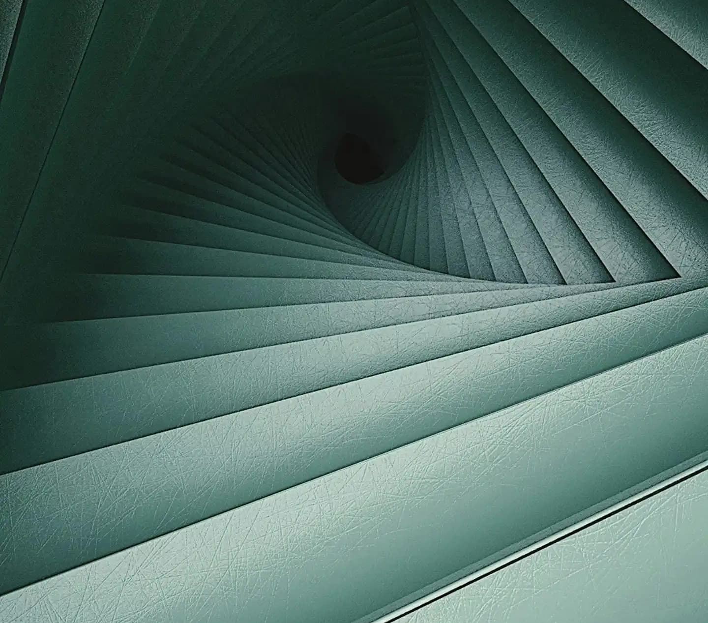 Teal Spiral Bg